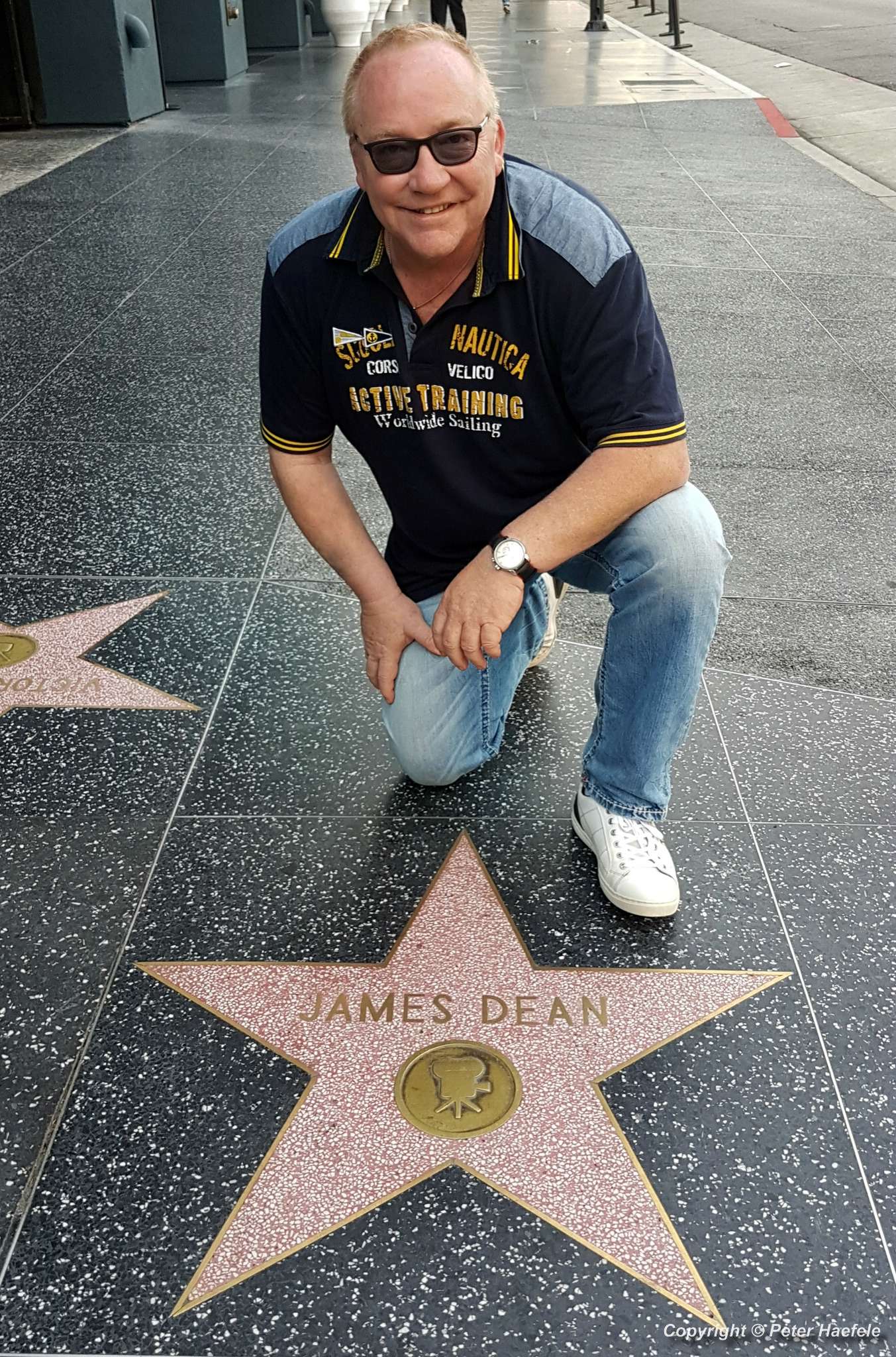 Roadtrip USA - James Dean's star on the Hollywood Walk of Fame, 1719 Vine Street, Los Angeles, California