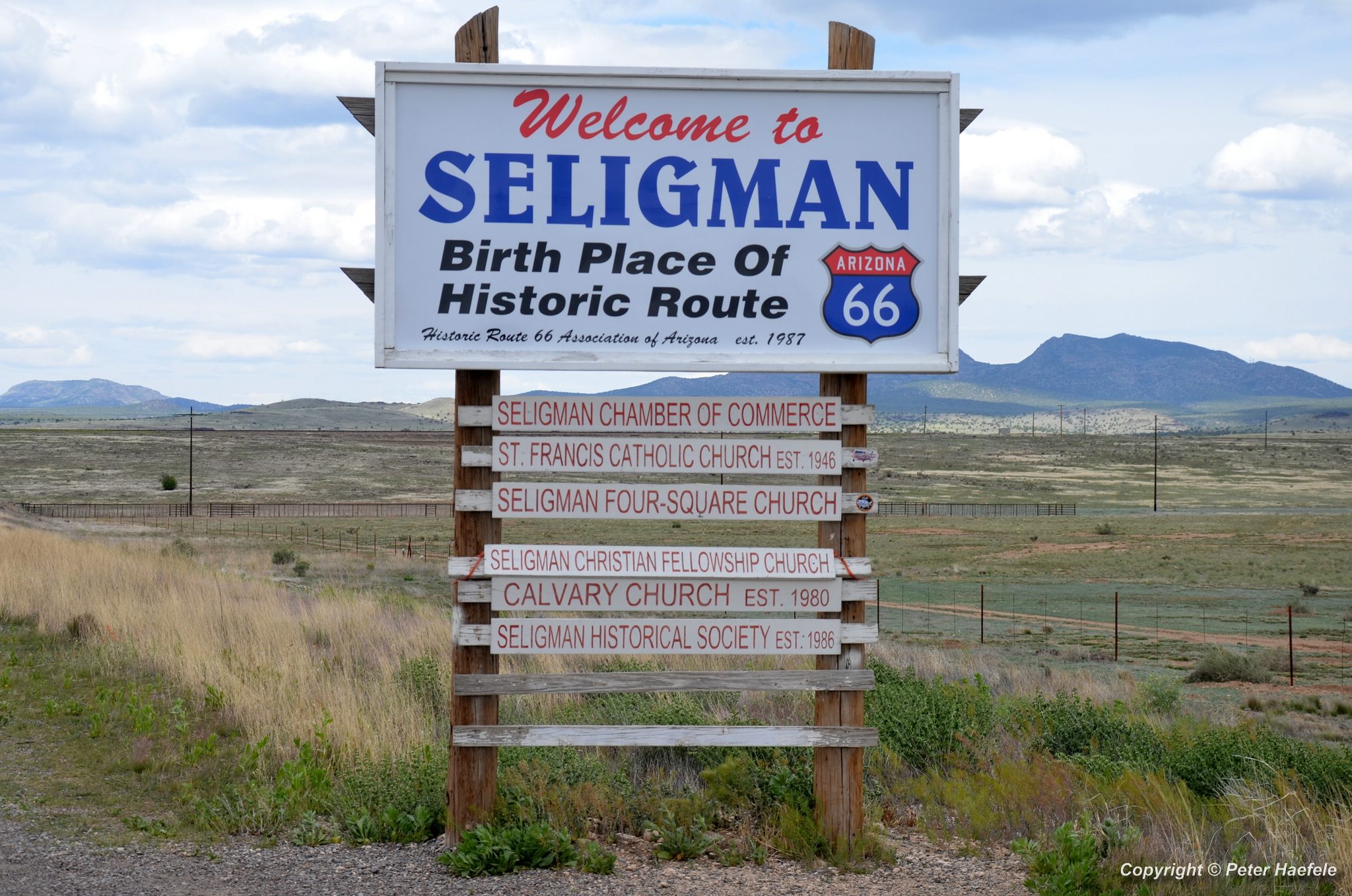 Roadtrip USA - Welcome to Seligman - Birthplace of Historic Route 66