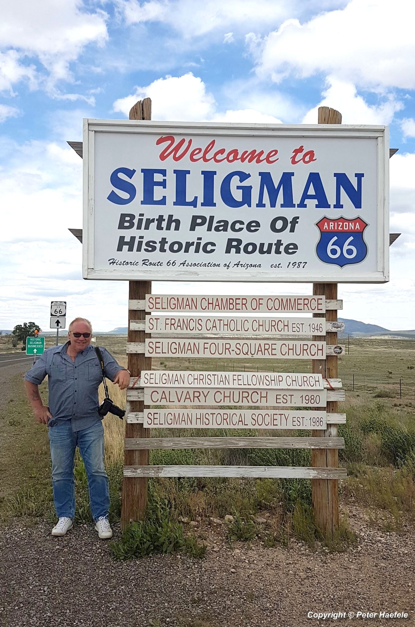 Roadtrip USA - Welcome to Seligman - Birthplace of Historic Route 66